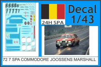 72 7 DECAL 143 24H SPA 1972 7 OPEL COMMODORE JOOSSENS MARSHALL.jpg